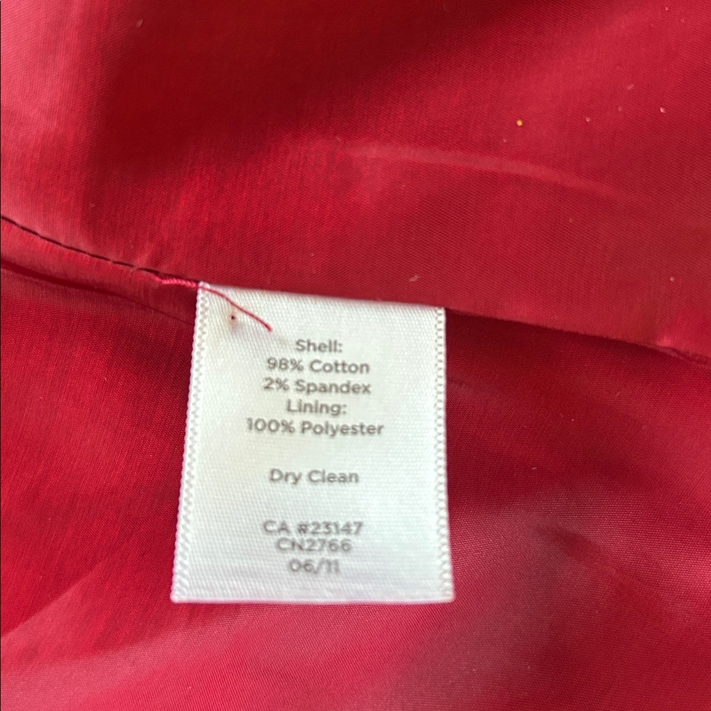 Y2K Velvet rusty red Power Blazer Tailored Fit VTG style Talbots Size 6 Petite. - Picture 6 of 8